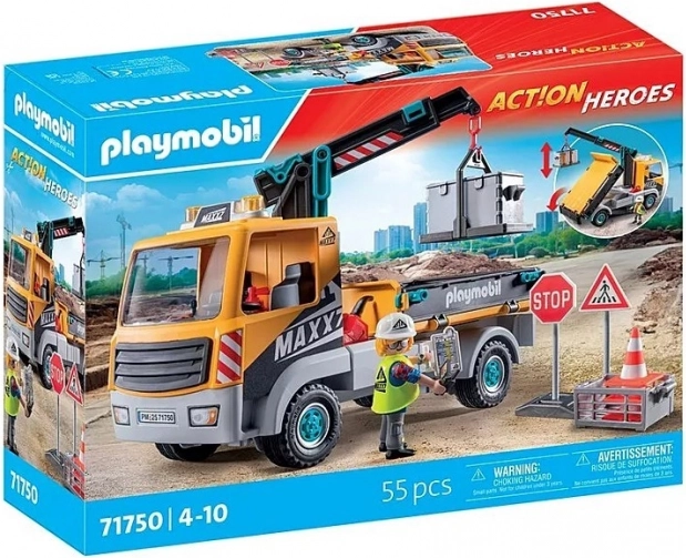Playmobil Bouwvrachtwagen met kraan