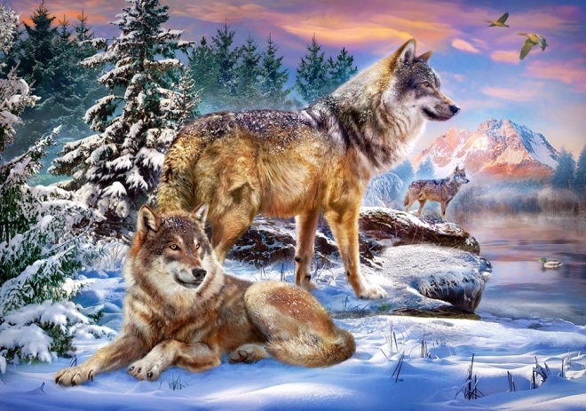 Puzzel 500 stukjes Wolfish Wonderland