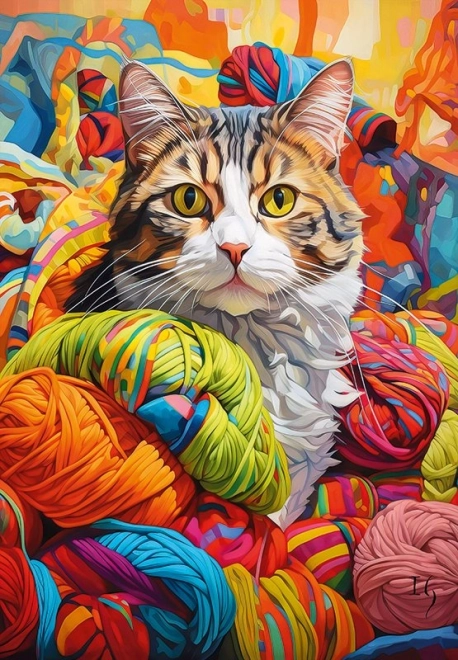 Puzzel Kattenkapriolen 500 Stukken