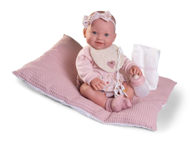Antonio Juan 50414 MIA - knipperende en plassende realistische baby pop met volledig vinyllichaam - 42 cm