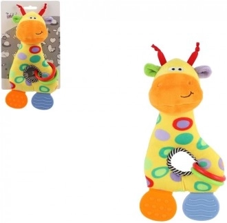 Sensorische pluchen giraffe 20 cm