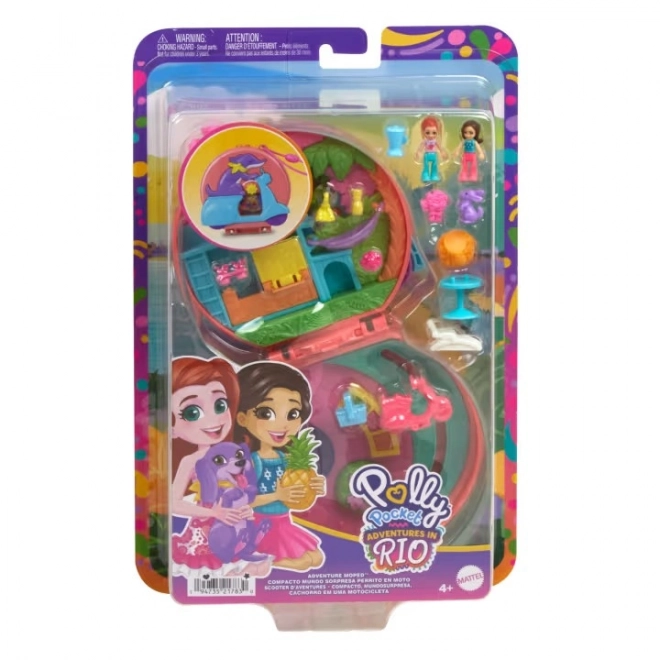 Polly Pocket Scooter Avontuur - Compacte Speelset