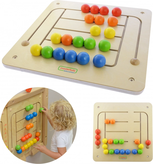 Masterkidz Educatief Muurpaneel met Kogel-labyrint