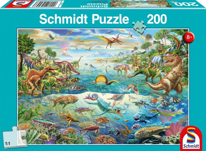 Puzzel Wereld van Dinosaurussen
