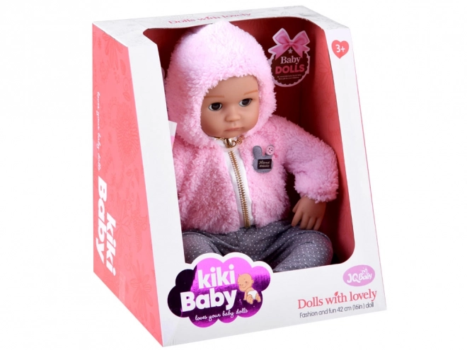 Zachte rubberen pop baby 43 cm