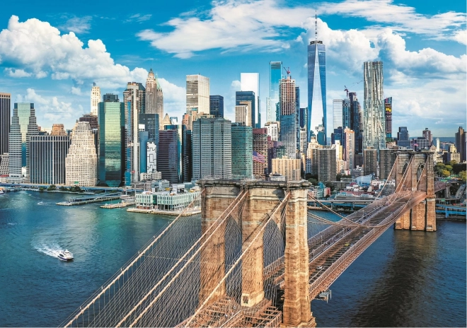 Puzzel 1000 stukjes Brooklyn Bridge, New York, USA