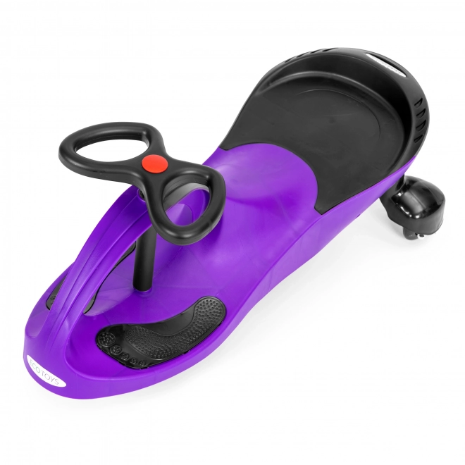 Rijdende autootje met LED-wielen paars ECOTOYS