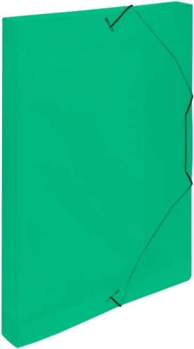 Doos met rubberen handgreep A4 Lines groen