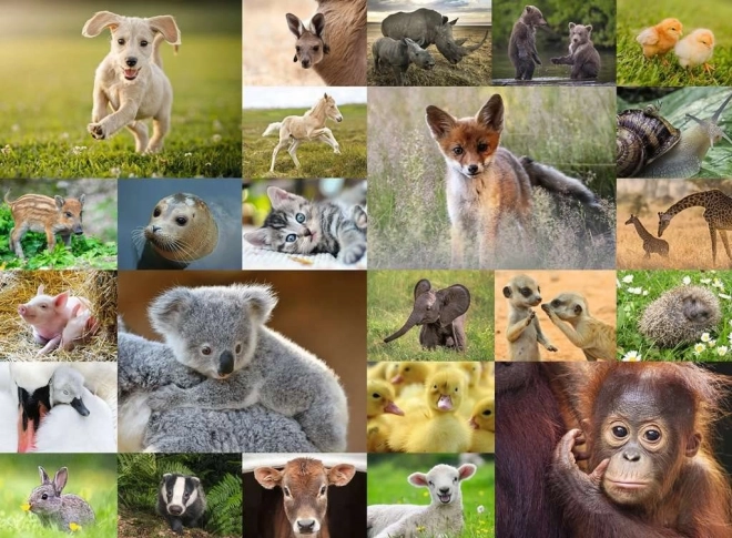 RAVENSBURGER puzzel – dierenbaby’s 200 XXL stukjes
