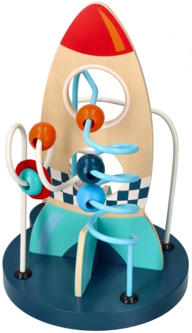 Lelin Toys houten kralenlabyrint