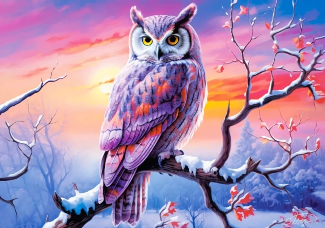 Puzzel 500 stukjes – perfecte uilenavond