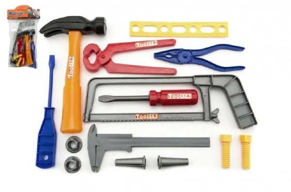 Set van plastic gereedschap voor kinderen