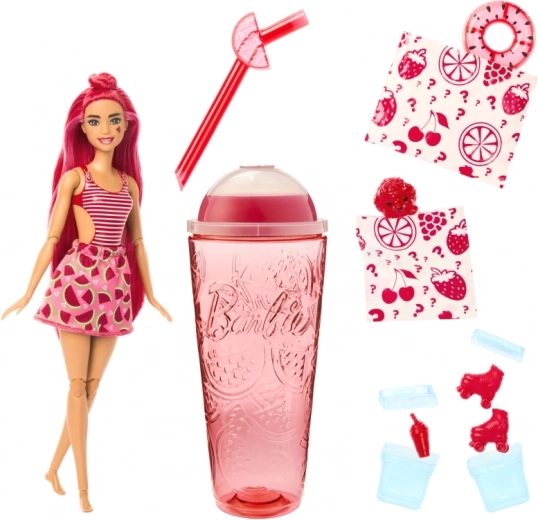 Rollenspel met beker en fruitige accessoires
