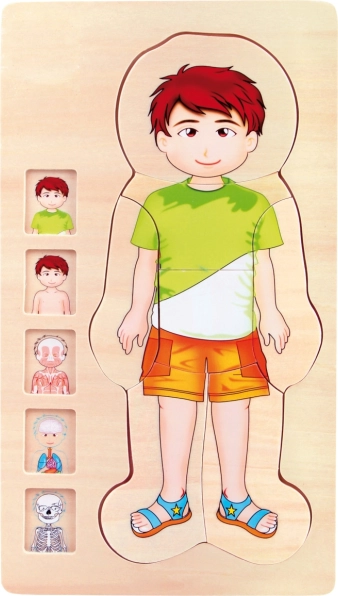 Small Foot Houten Puzzel Anatomie Tim