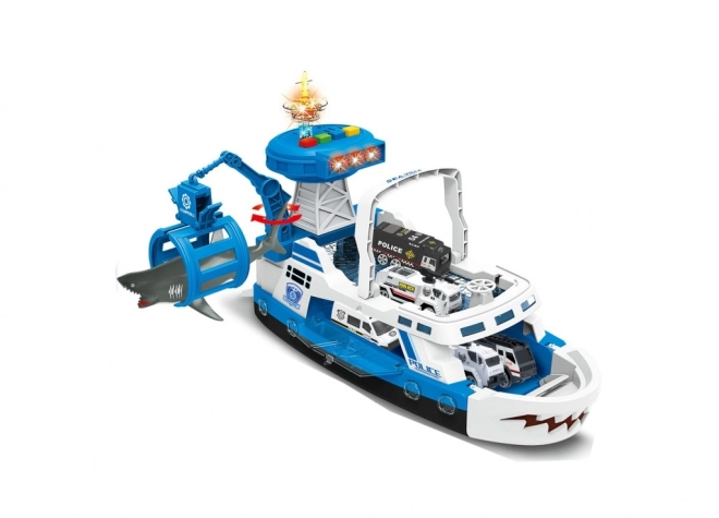 Politieboot – speelset vang de haai
