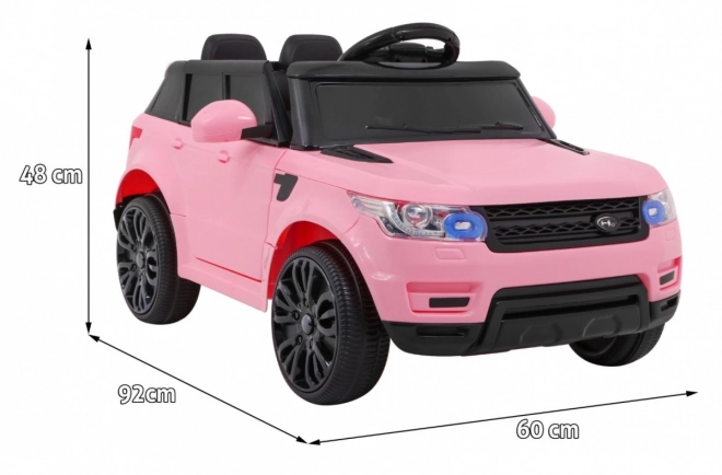 Elektrische auto Land Rapid Racer roze