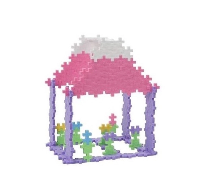 Bouwset Plus-Plus Mini Mix 600st (Pastel/Neon) + 2 basisplaten