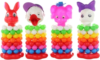 Piramide van balletjes 26 cm