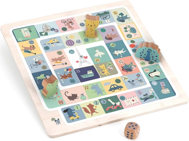 Set spellen met dieren voor de allerkleinsten 4 in 1 Vilac
