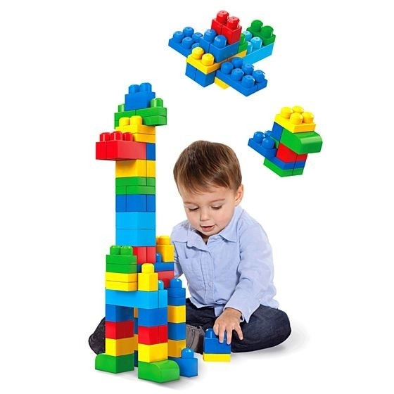 Mega Bloks First Builders Blokken in plastic zak 60 stuks