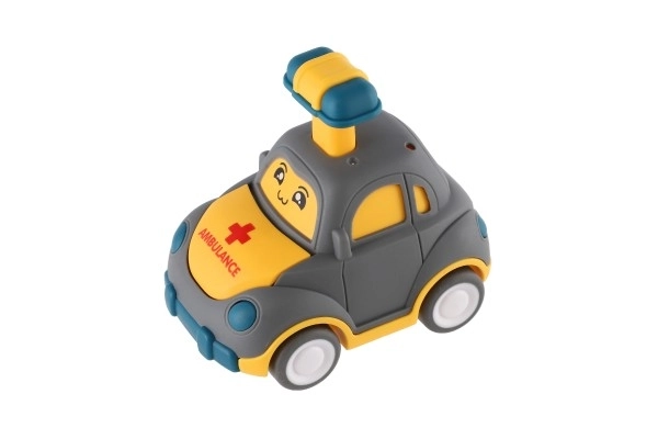 Plastic opwindautootje 9 cm - 4 soorten