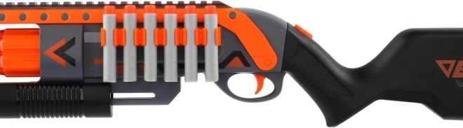 Speelgoedpistool met schuimkogels 57 cm