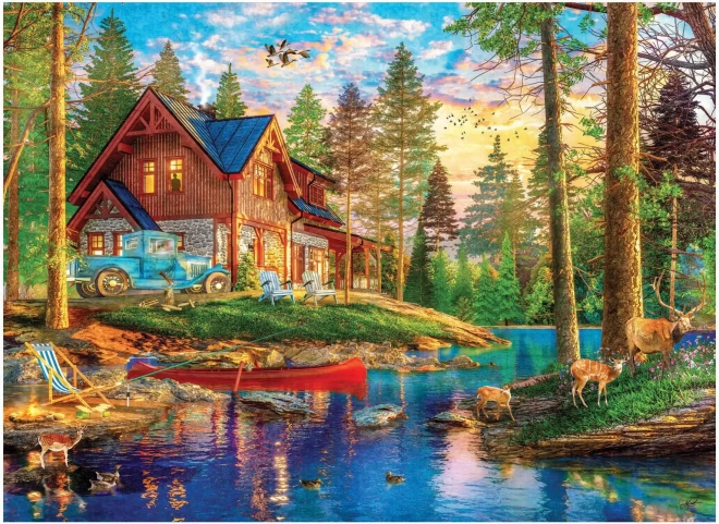 Puzzel Zomerhuisje 4000 Stukjes