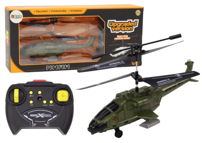 Militaire RC helikopter met gyroscoop