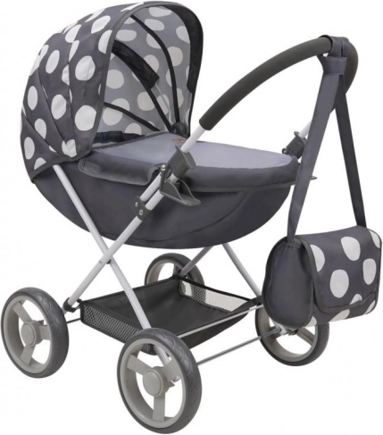 Poppenwagen met tas Eekhoorn