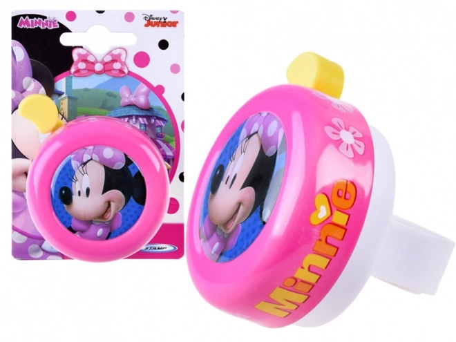 Roze fietsbel met Minnie