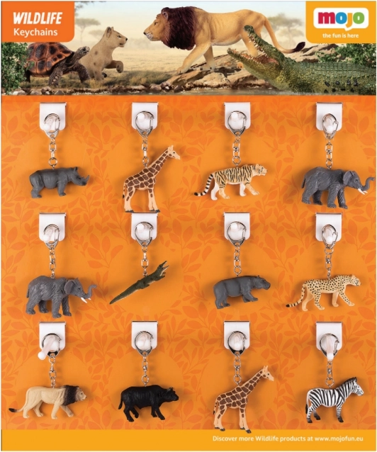 Mojo sleutelhangers Dieren uit de Zoo