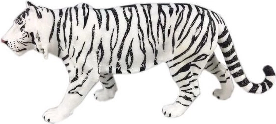 Beeldje van een Indische witte tijger 16 cm