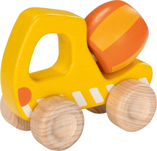 GOKI houten cementmixer autootje
