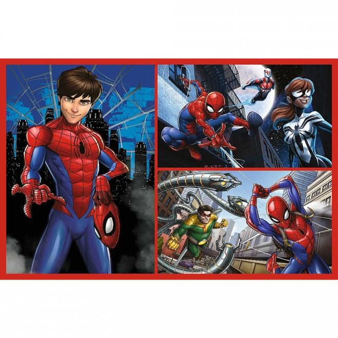 Puzzel 2x70 - Spinnenverhalen Disney Marvel Spiderman
