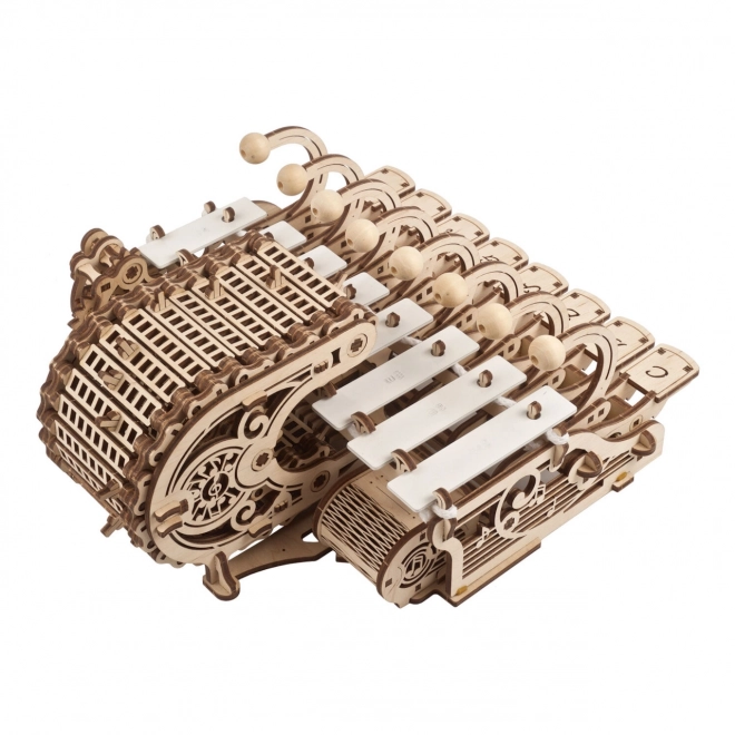 Ugears houten mechanisch model muziekinstrument Celesta