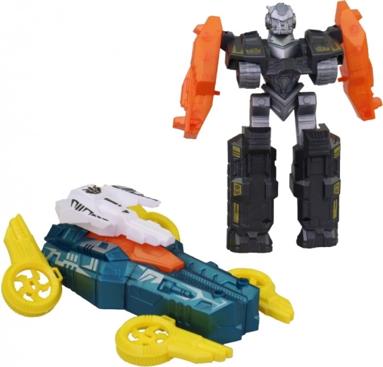 Twee speelstanden: robot en vliegtuig