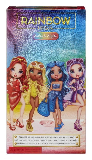Rainbow High stijlvolle drijvende pop Ruby Red