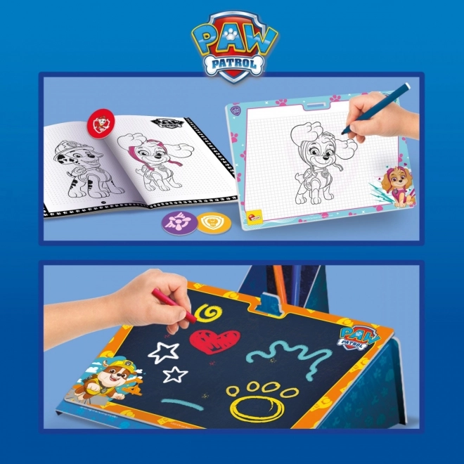 Tekenset voor school met rugzak Paw Patrol