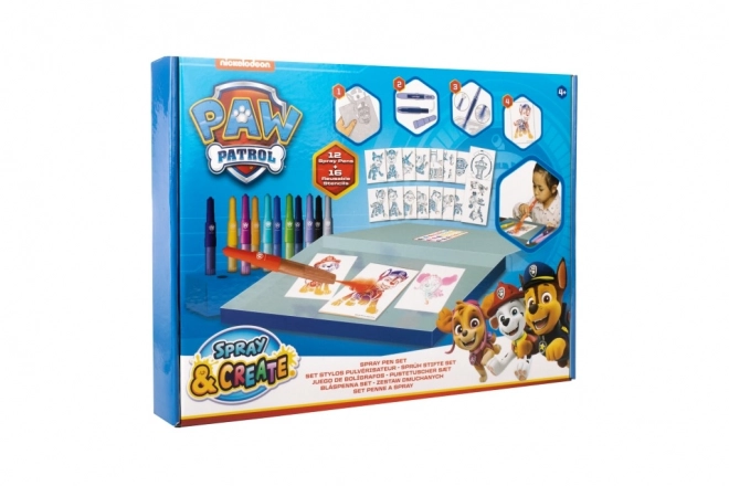 Schilderkit met spray-pennen Paw Patrol