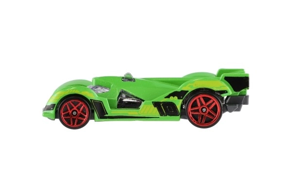 Auto racen 6stks metaal/plastic 8cm vrij rollend in doosje 10,5x27,5x4cm
