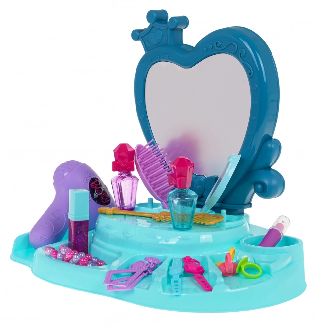 Kinderkaptafel Beauty Fashion Blauw met accessoires
