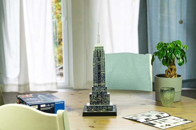 RAVENSBURGER Verlicht 3D puzzel Nachteditie Chrysler Building 216 stukjes