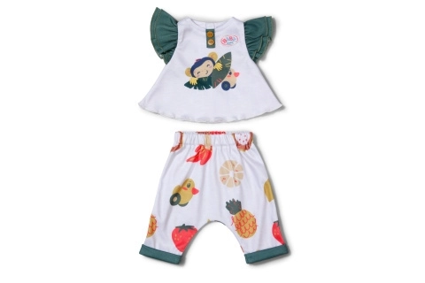 BABY born kleding met aapmotief, 43 cm