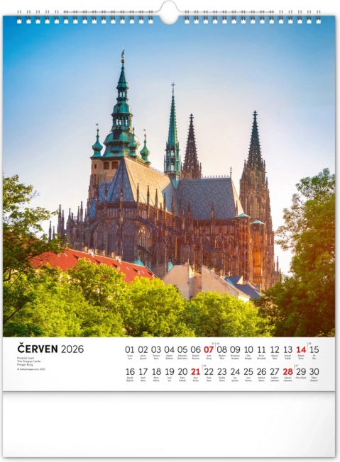 Wandkalender Tsjechische Republiek 2026