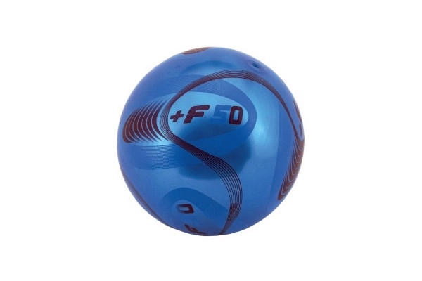 Gekleurde niet-opgeblazen rubberen bal in net - 23 cm