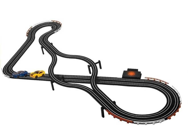 Lange racebaan van 530 cm met looping