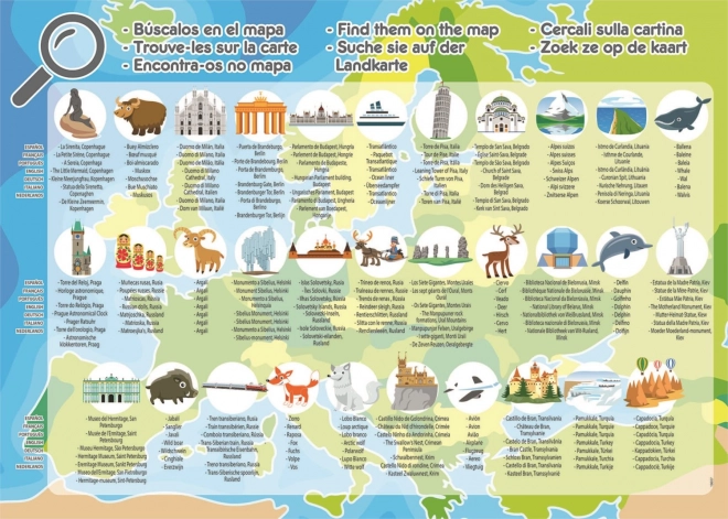 Educa puzzel Kaart van Europa 150 stukjes