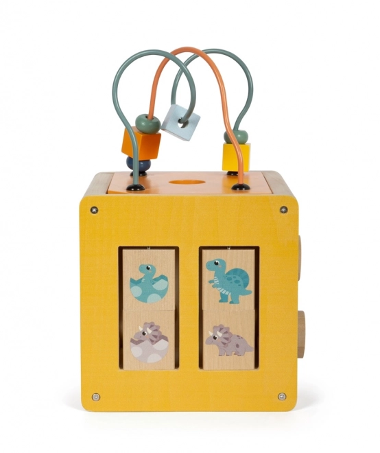 Small foot Houten motorische kubus Dino