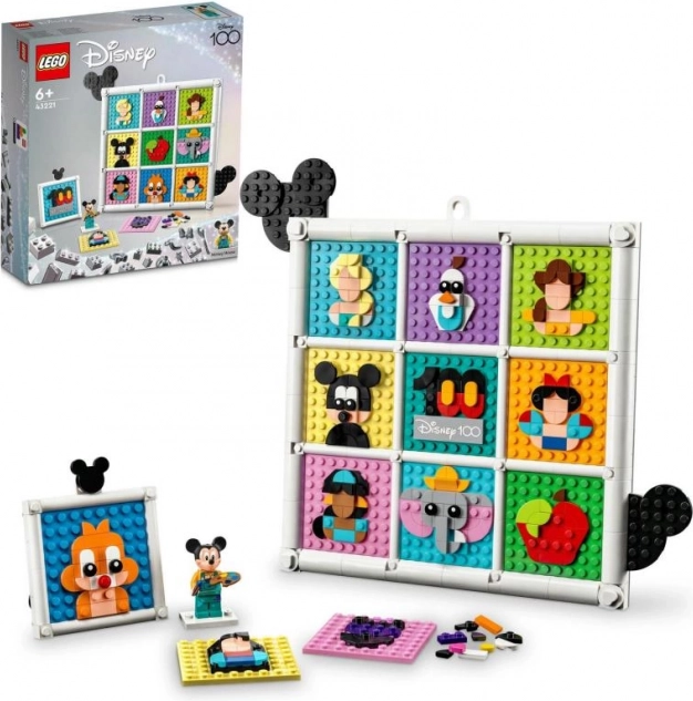 LEGO Disney – 100 jaar iconische animaties wandcollage set