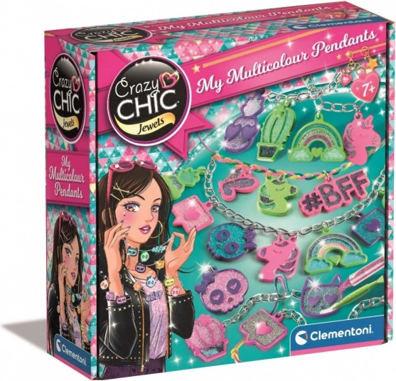 Crazy Chic Sieraden: Mijn kleurrijke hangers